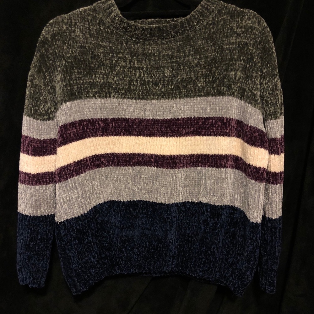 Velvet Knitted Sweater